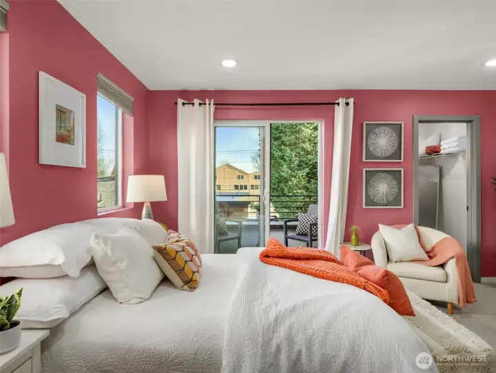 Sliding Doors to Private Balcony