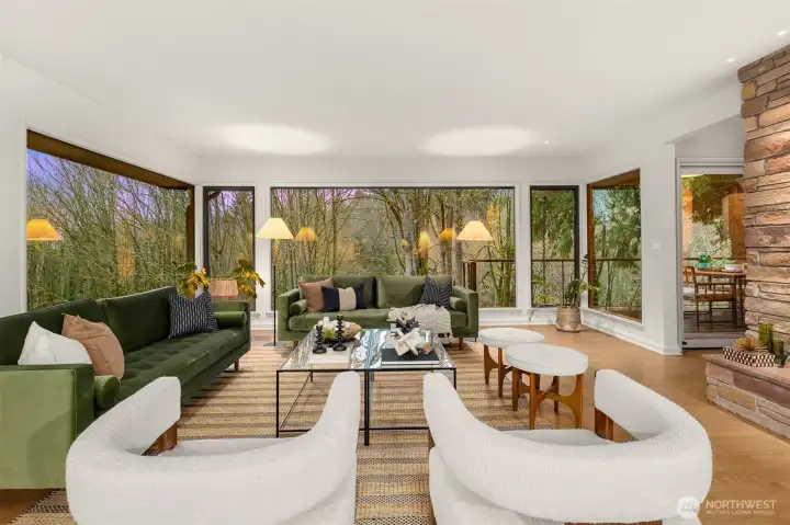 A stunning verdant vista at every glance.