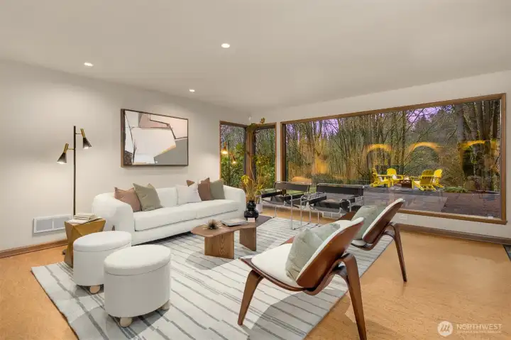 Another view of 'the lower room retreat.'