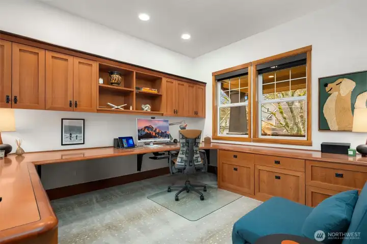 First floor main office (could be 5th bedroom)