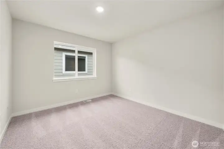 Bed 3. Photos of a previously completed home. Actual colors and finishes may vary. See site agent for details.