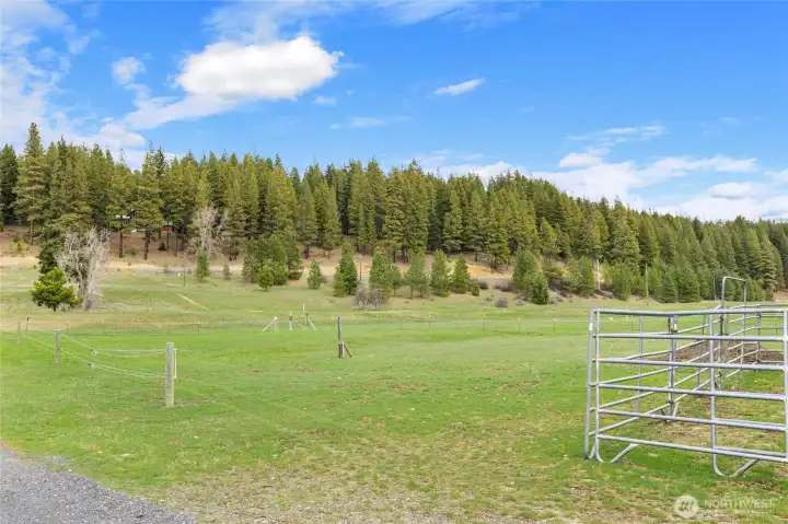 Almost 8 acres of cleared well manicured fields.