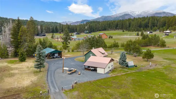 Property from above showing the 2nd private entrance.