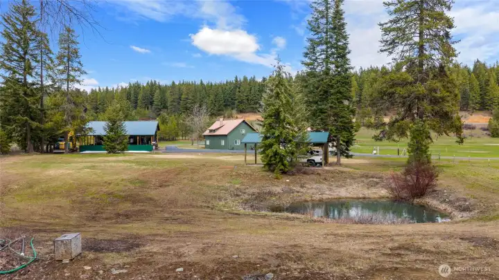 View of the property from the river.