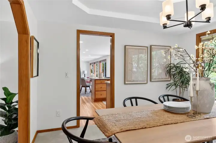 Yet space for indoor dinner parties...