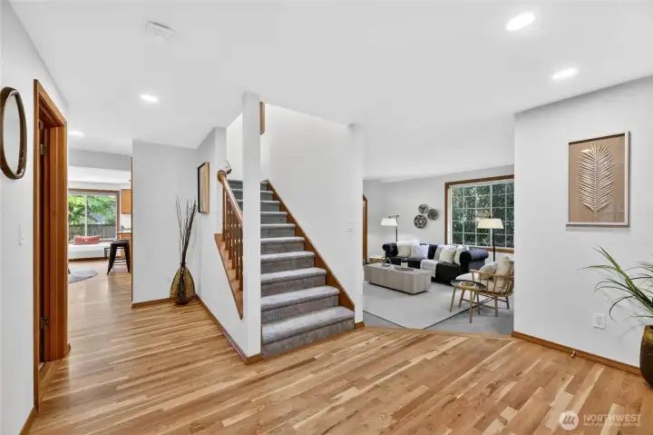 And upstairs, the perfect plan...