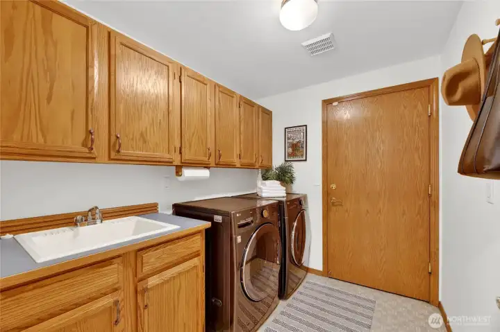 Laundry room.