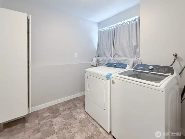 Separate laundry room - washer and dryer included