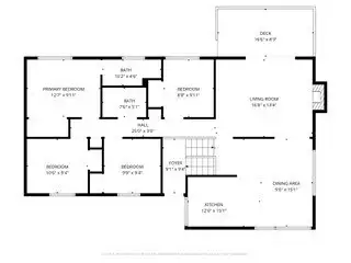 Upper floor plan