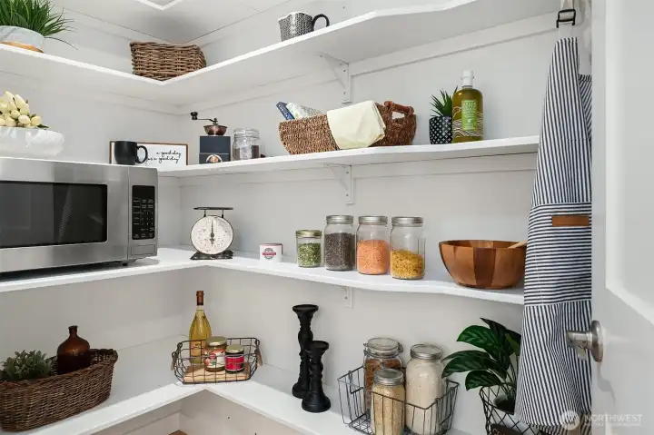 Custom Built Walk-in Pantry