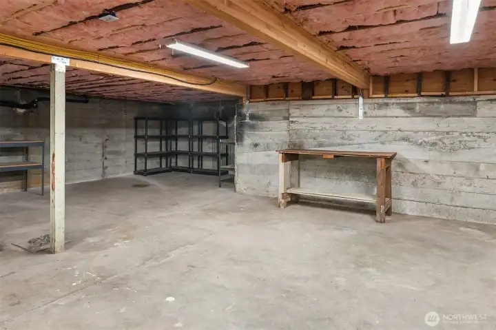 Unfinished Basement - Add Bedrooms & a Bathroom