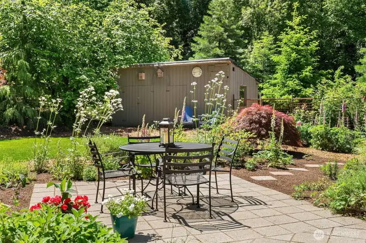 Expansive 2.23 Acres, Forrested, Creek, Gardens, Outdoor Living Spaces!
