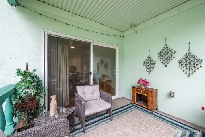 Covered patio