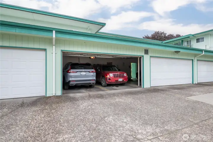 Designated garage space