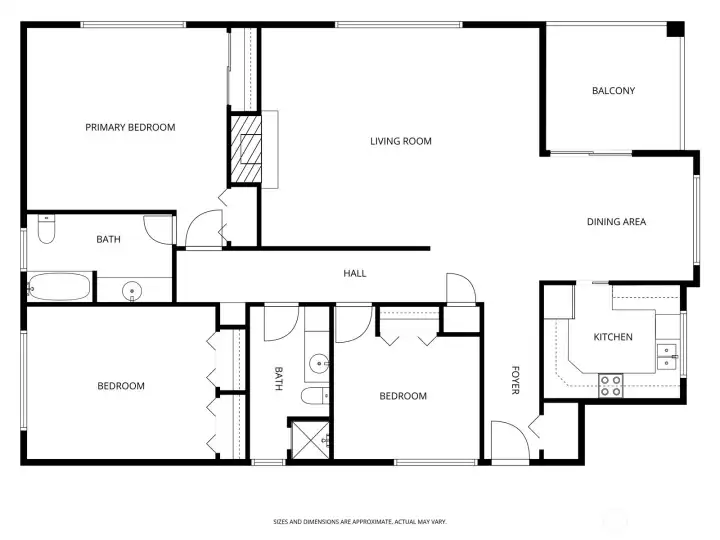Great floor plan with a good amount of storage. 1700+ sq ft of single level living space.