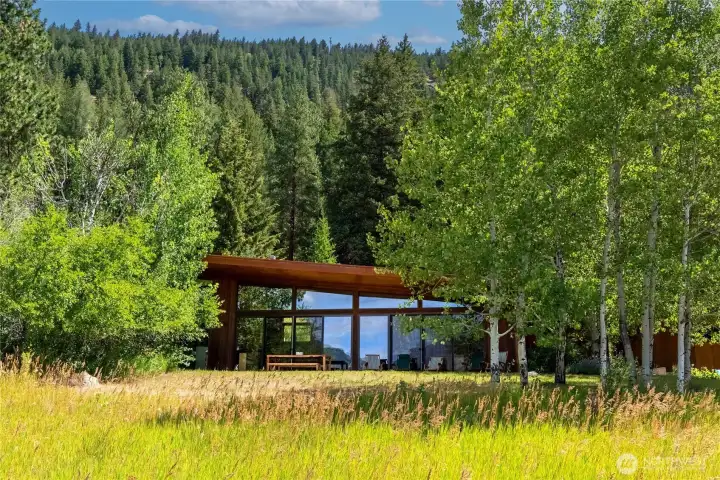 63 Chechaquo Ranch Road is beautifully sited in its iconic Methow Valley landscape. 63 Chechaquo Ranch Road is beautifully sited in its iconic Methow Valley landscape.