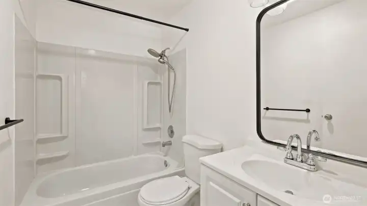 Upstairs full bath Upstairs full bath