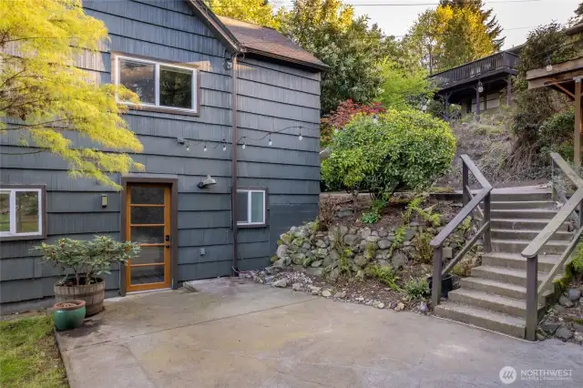 Lots of room for patio or play