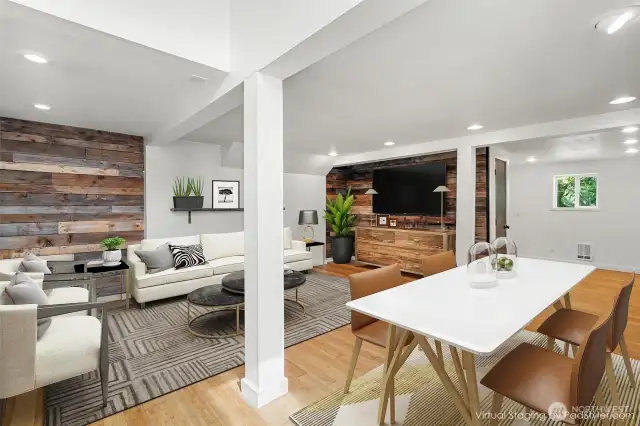 Virtual Staging - Large living space