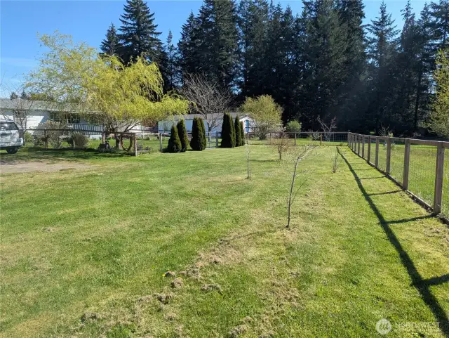 Fenced front space
