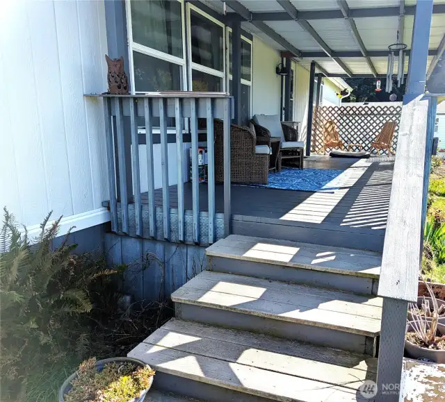 Covered front porch