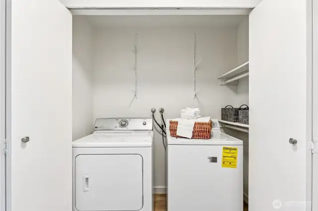 Full size washer and dryer