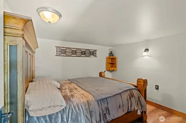 Basement suite bedroom.