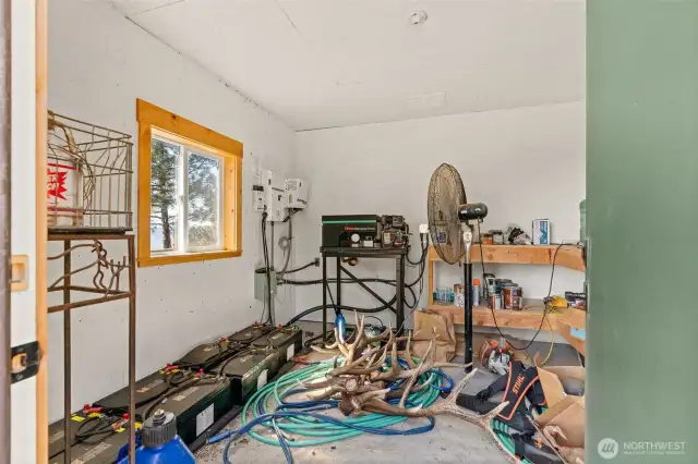 Imagine finding these sheds from the elk. Storage area and the generator equipment.