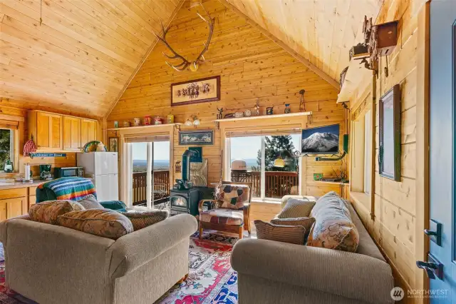 Vaulted ceiling