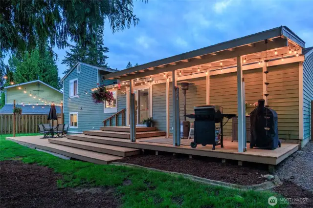 The perfect private yard for entertaining and having Summer BBQ's.