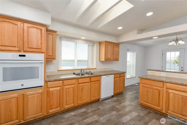Kitchen from refrigerator