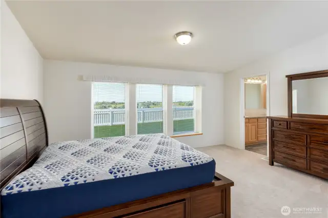 Master bedroom from hallway