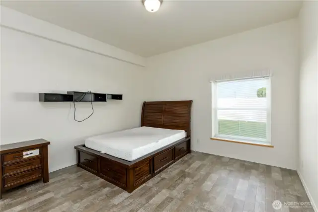 Guest bedroom from hallway