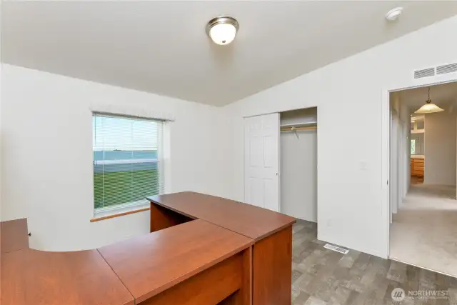 Office toward bedroom hallway