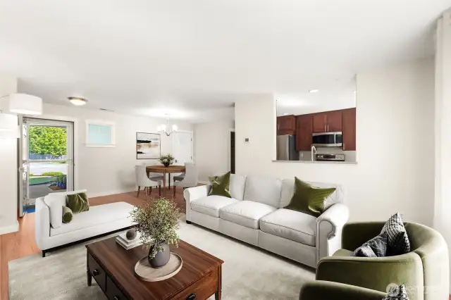 Welcome home!  Step into an inviting open floor plan.