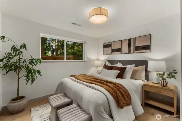 Lower level bedroom