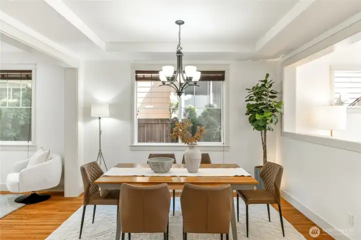 Dine in style in your formal dining room.