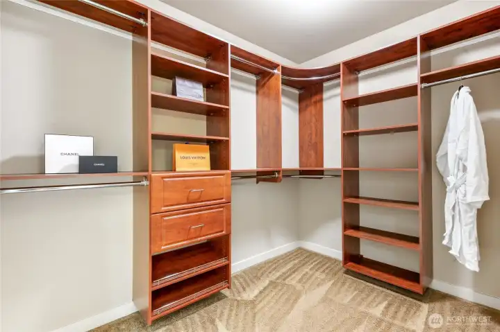 2 of 2 dual walk-in closets!