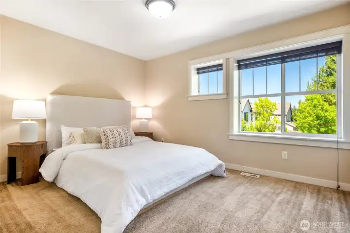 Sunlit bedroom
