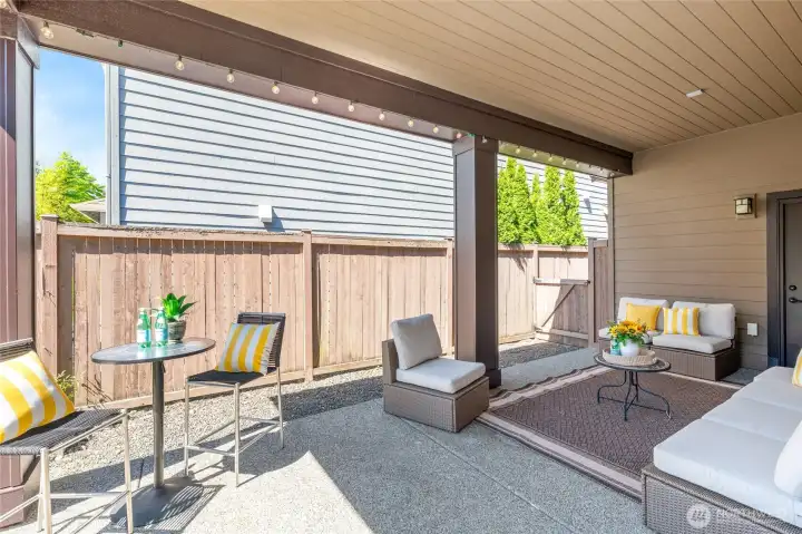 House and garage access to your private patio.