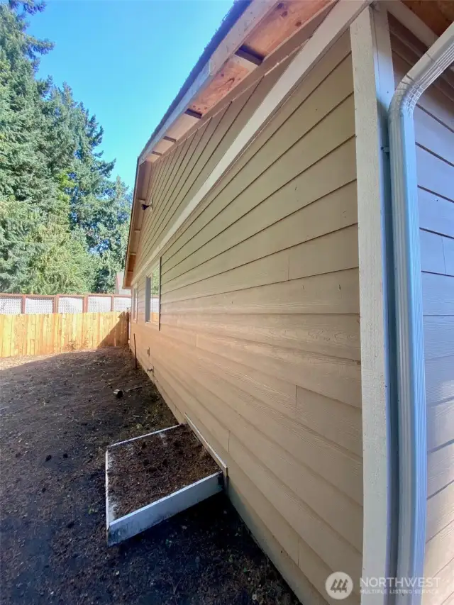 Newer siding.