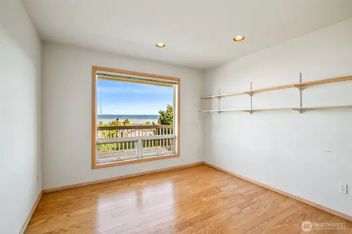 small bedroom next to primary, or use as office. with a view