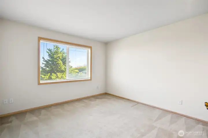 Another sizeable bedroom on the lower level