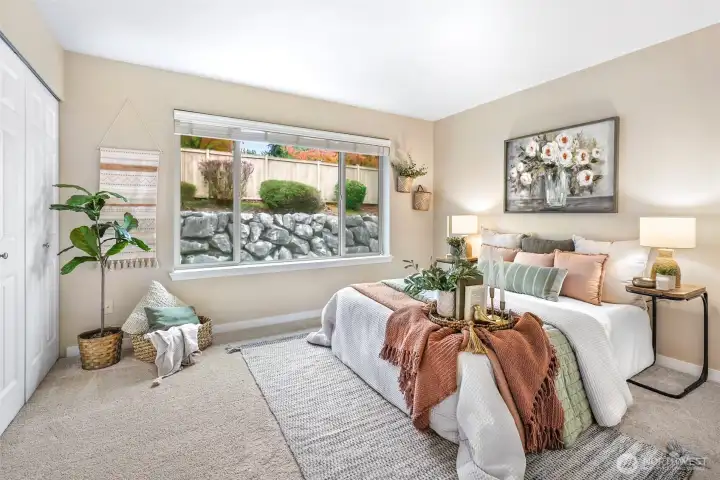 Primary bedroom upstairs.