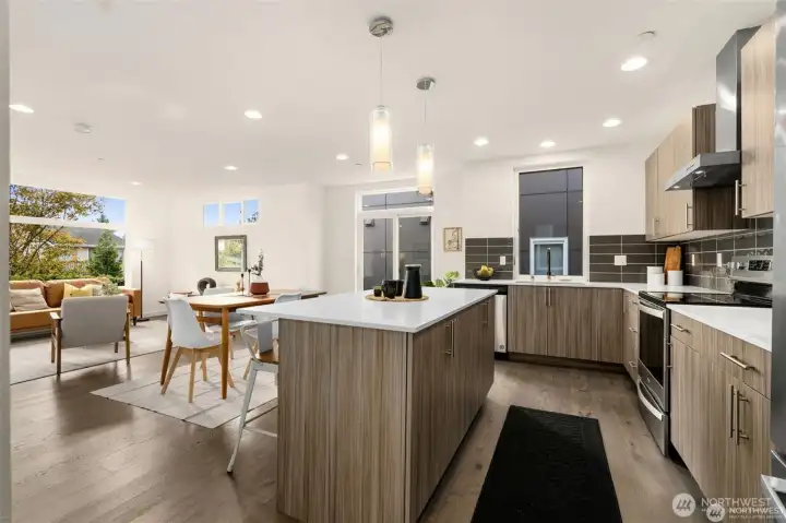 Kitchen photos of identical model unit