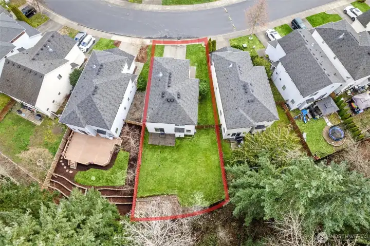 photographer outline "property" for location purposes only. Not actual property lines.