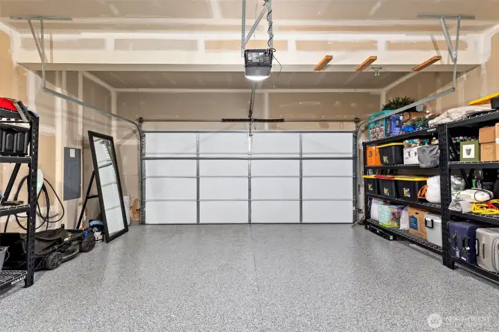 new epoxy on garage floor