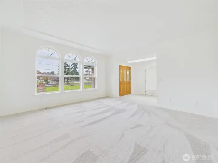 View of Living Room with office in the distance