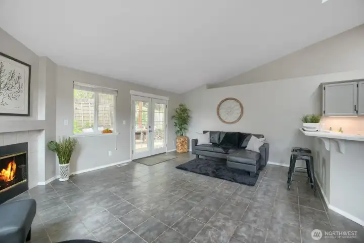 Vast second living area provides space for your extra needs