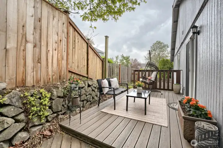 Nice deck off the Primary bedroom